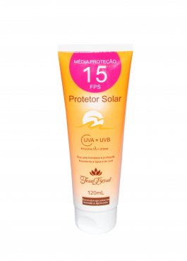 PROTETOR SOLAR UVA + UVB  FPS 15  120 ML